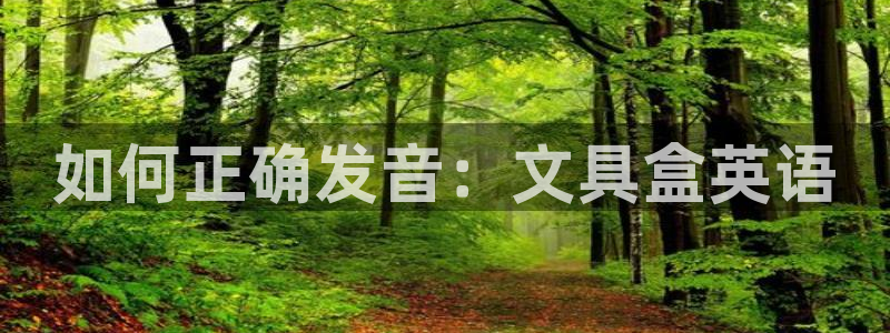 彩名堂的拼音：如何正确发音：文具盒英语