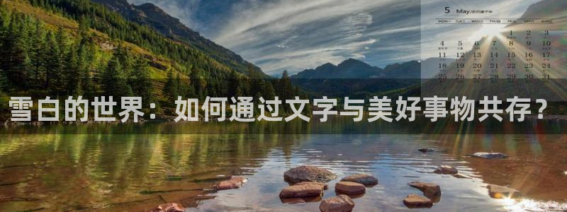 彩名堂上推荐的几个平台怎样：雪白的世界：