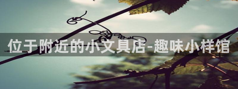 彩名堂官网计划客户端：位于附近的小文具店